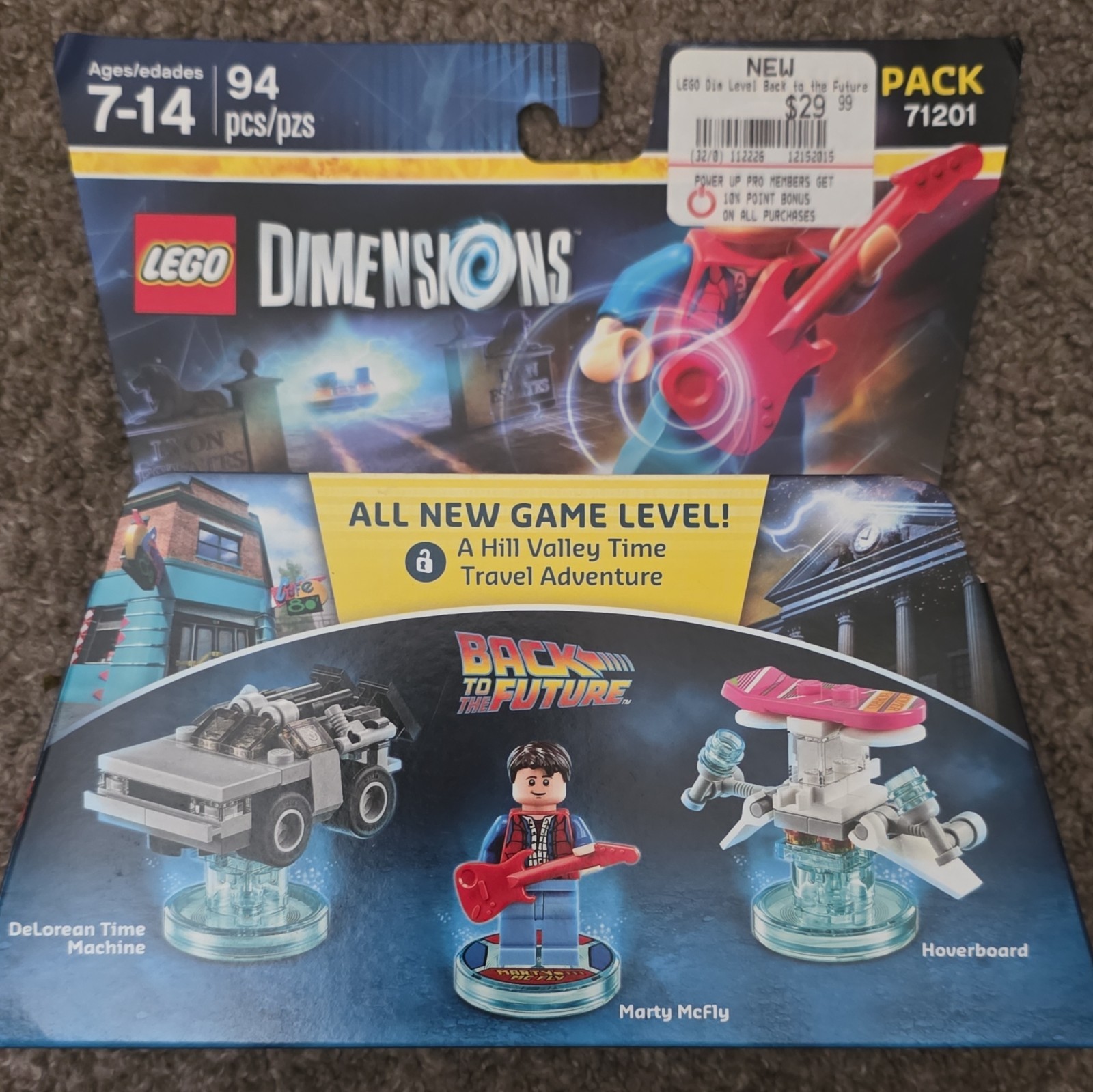 LEGO Dimensions Back to the Future Level Pack 3-in-1 Marty McFly 71201