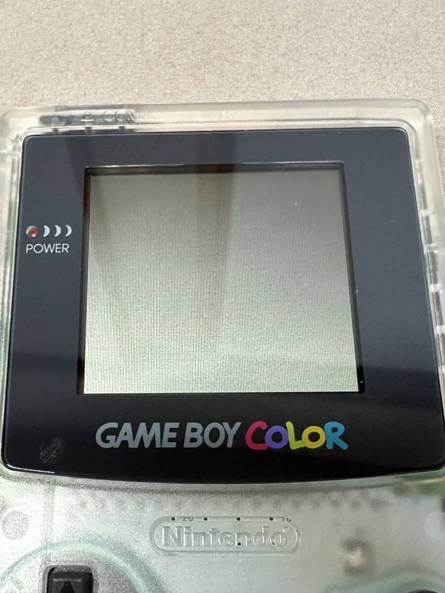 Nintendo Game Boy Color Handheld Console Clear Model CGB-S-SA