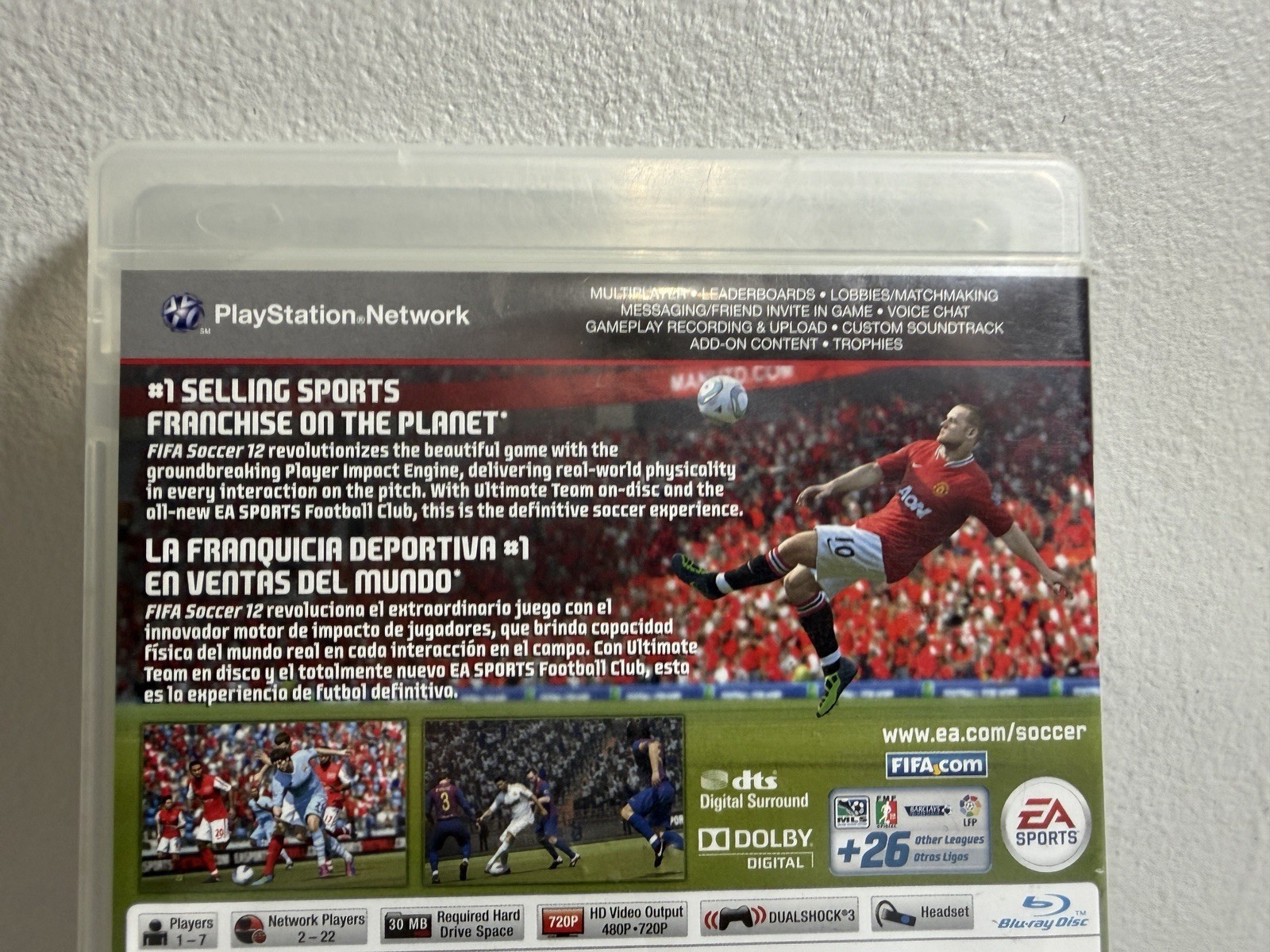 FIFA Soccer 12 PS3 Sony PlayStation 3 Complete CIB EA Sports Tested Landon