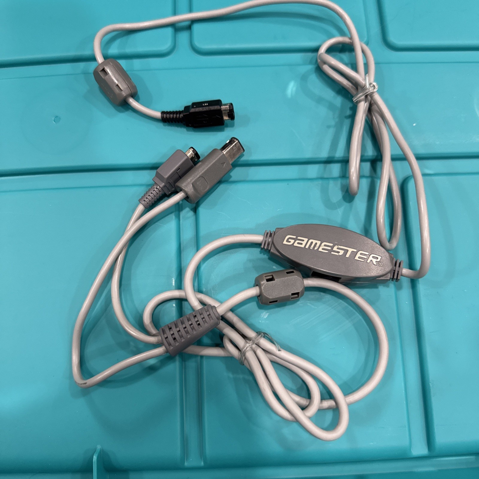 Gamester Link Cable For Nintendo Game Boy/GameCube Console TESTED