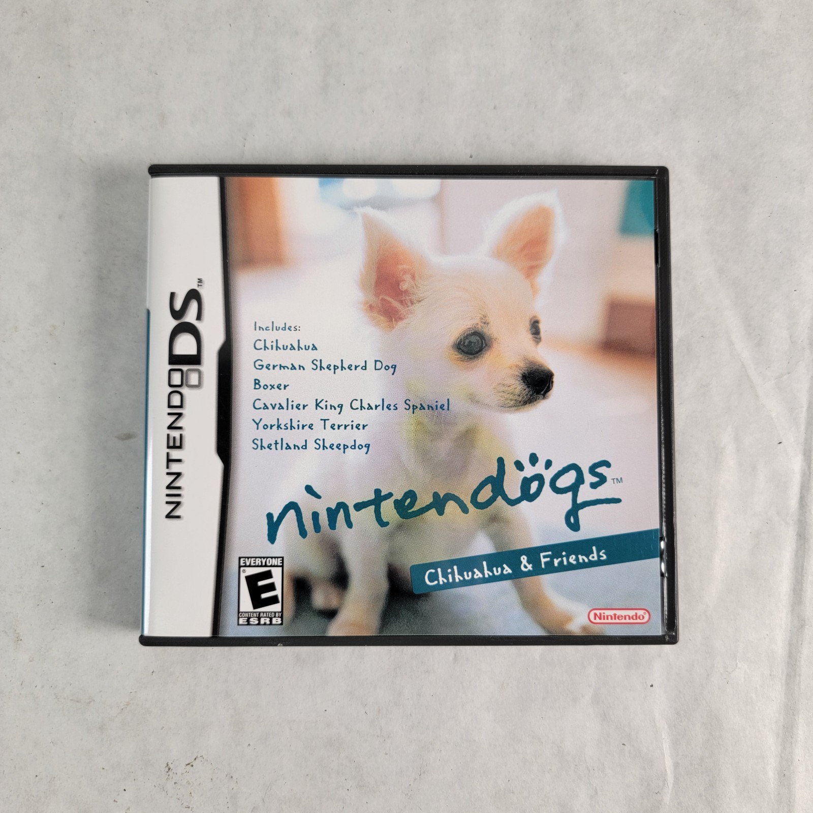 Nintendogs Chihuahua & Friends Nintendo DS Case and Manuals