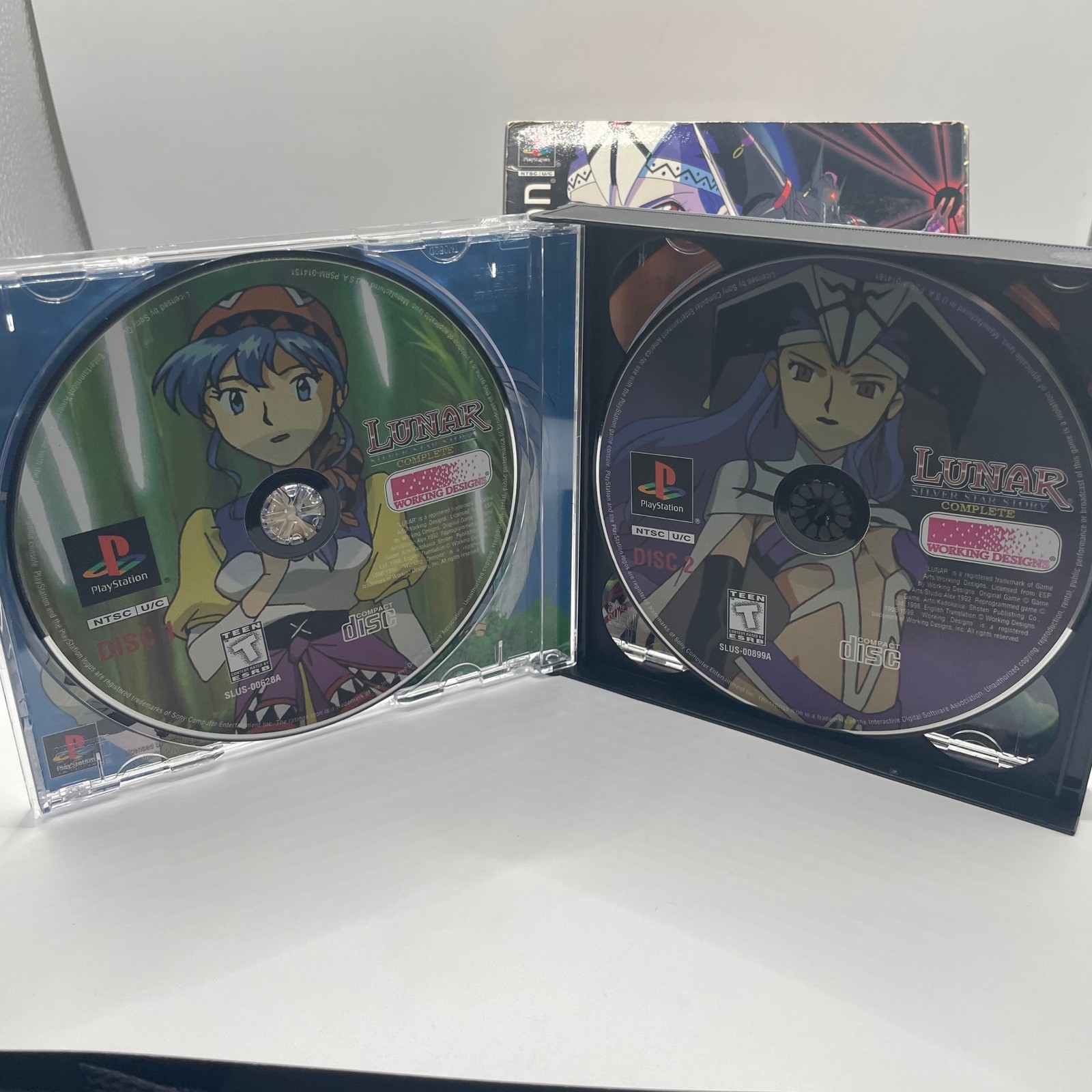 Lunar Silver Star Story Complete PS1 Working Designs Collector’s Edition Boxed