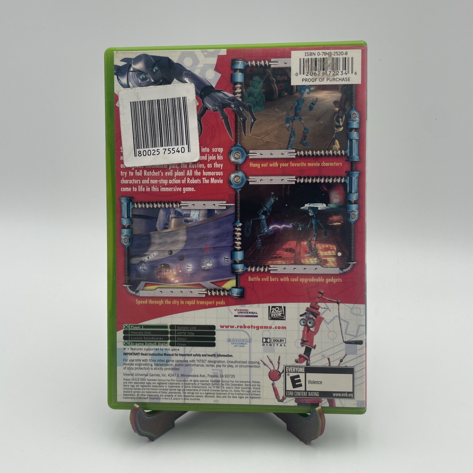 Robots Microsoft Original Xbox Complete CIB NOT Nintendo Sega PlayStation