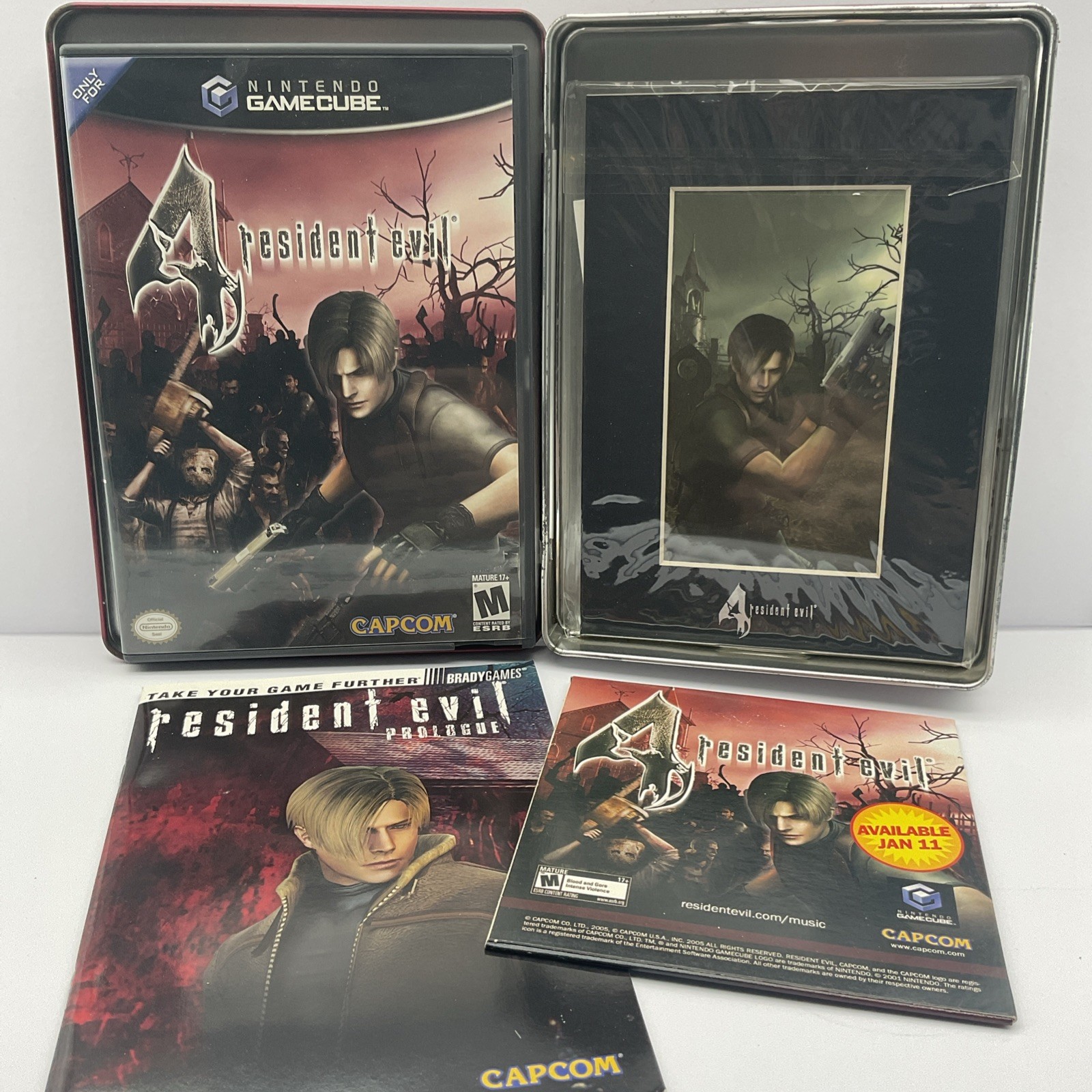 Resident Evil 4: GameStop Exclusive (GameCube)Tested & Complete + Bonus Disc|CIB