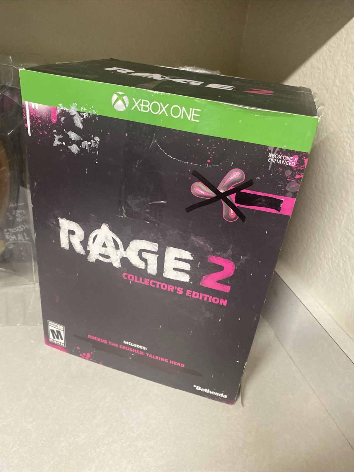 Rage 2 Xbox One Collectors Edition Ruckus The Crusher: Talking Head Only