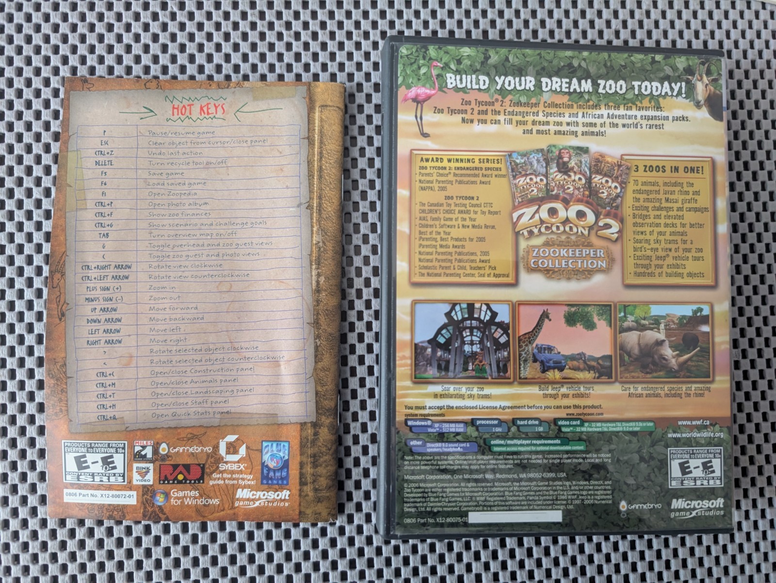 Zoo Tycoon 2: Zookeeper Collection (PC Game, 2006) Complete w/ Slipcover