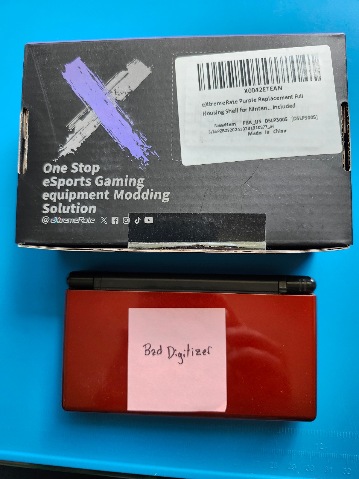 Working Nintendo DS Lite console w/ reshell kit *FUN WEEKEND PROJECT!*