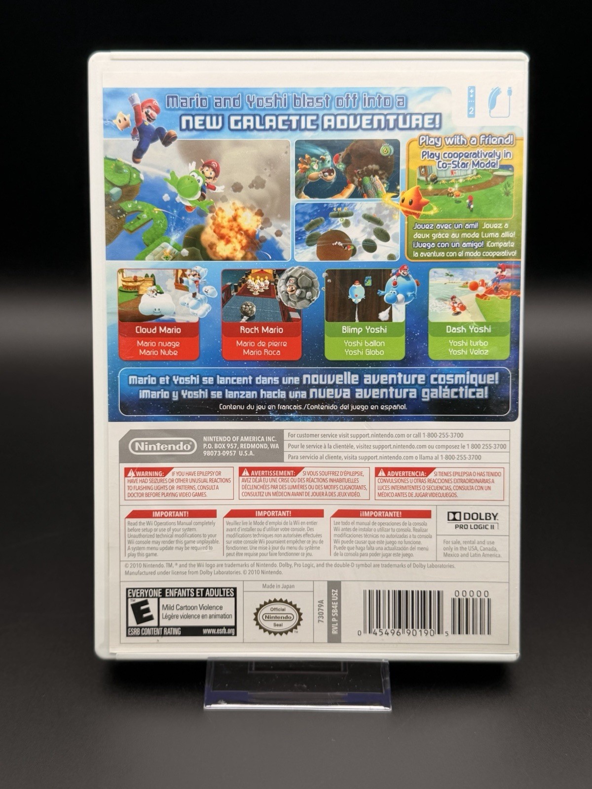 Super Mario Galaxy 2 (Nintendo Wii, 2010) Tested, Works No Manual SHIPS FAST