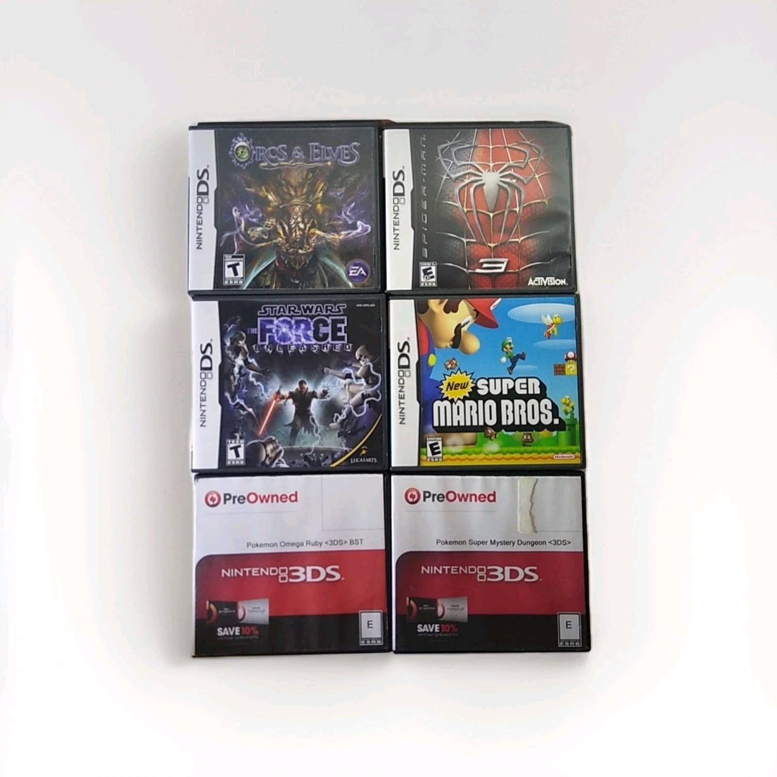 [CASES ONLY] Bulk Lot – Nintendo DS & 3DS – New Super Mario Bros.