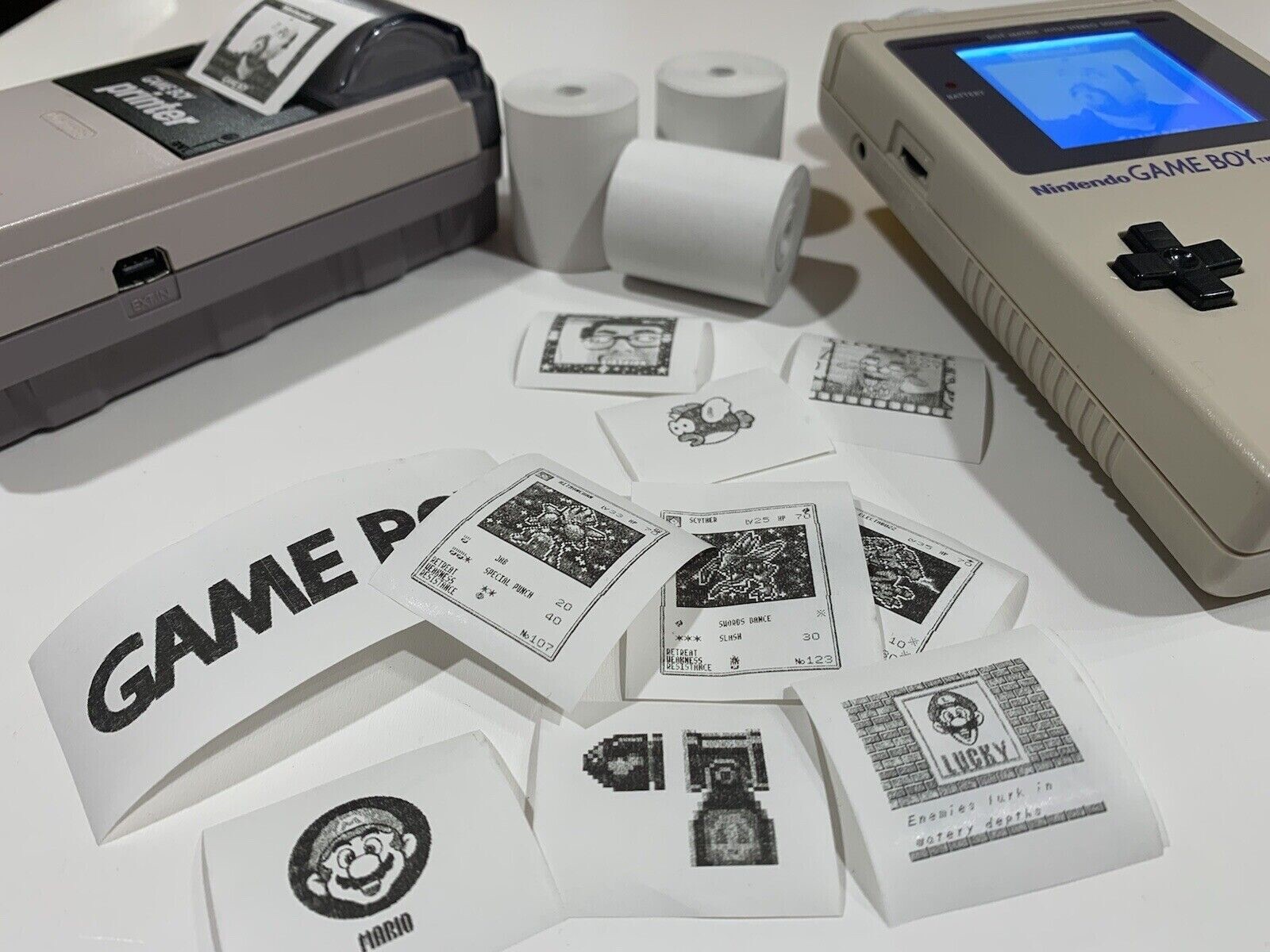 Game Boy Printer Paper (3x) Rolls BPA Free