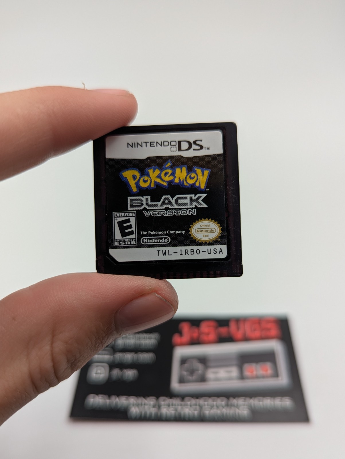 Nintendo DS Pokémon Black Version CIB Inserts No Manual Authentic OEM #3