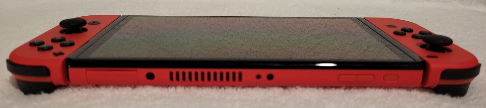 Nintendo Switch OLED HEG-001 Mario Red Edition Console w/ Joy Cons, OEM Charger