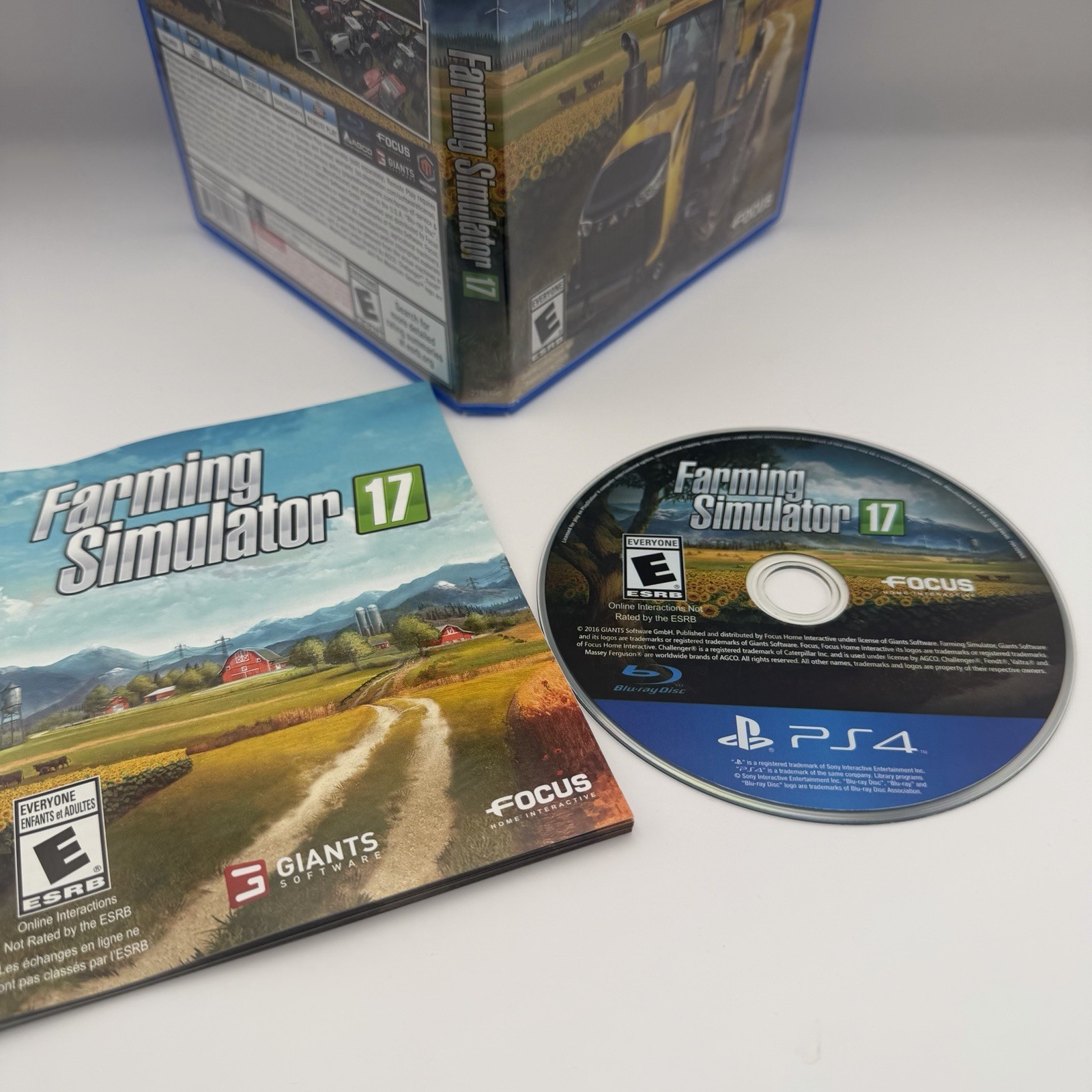 Farming Simulator 17 (Sony PlayStation 4, 2016) CIB PS4 Sim Tested Works