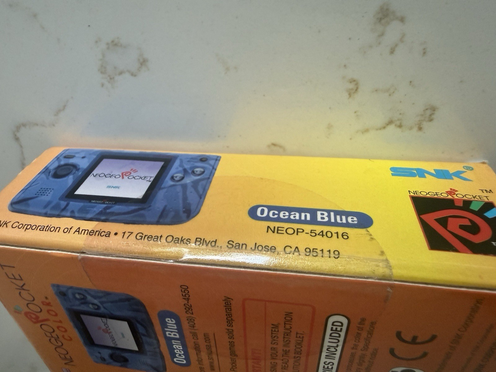 SNK Neo Geo Pocket Color Ocean Blue Handheld System Color Screen NEOP-54016
