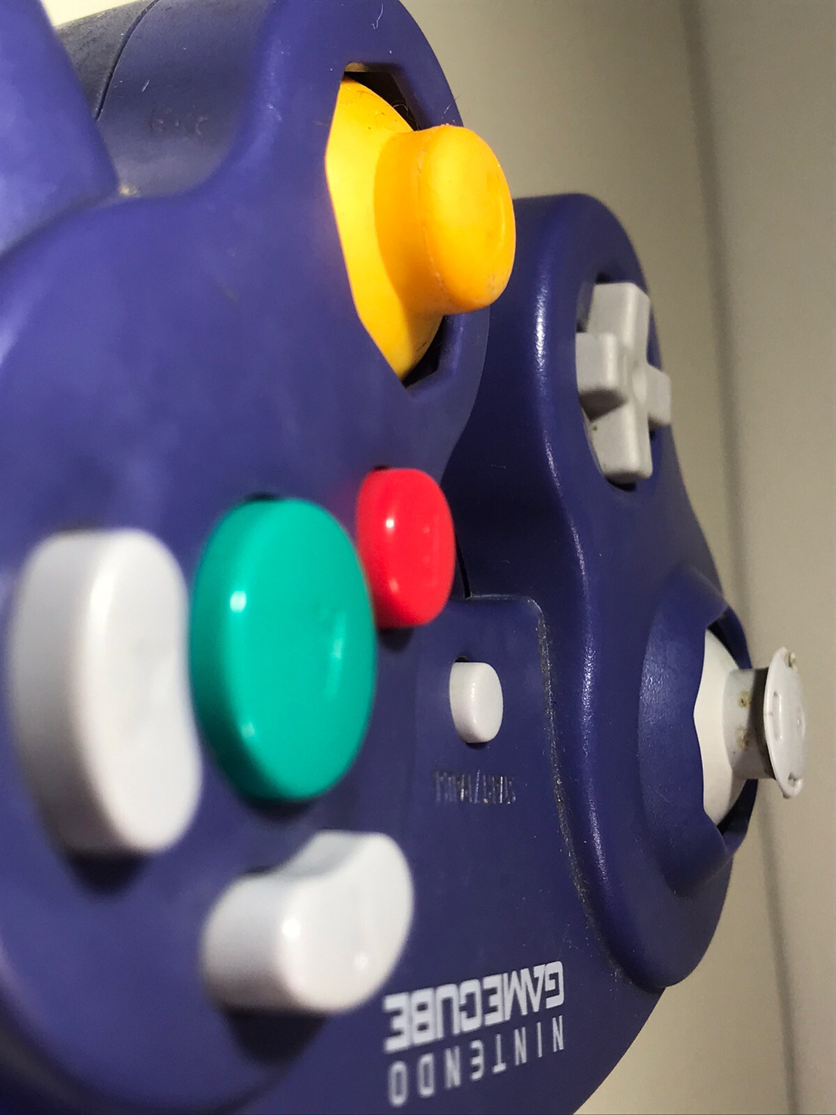 Official Nintendo GameCube Purple Indigo Controller DOL-003 OEM tested working