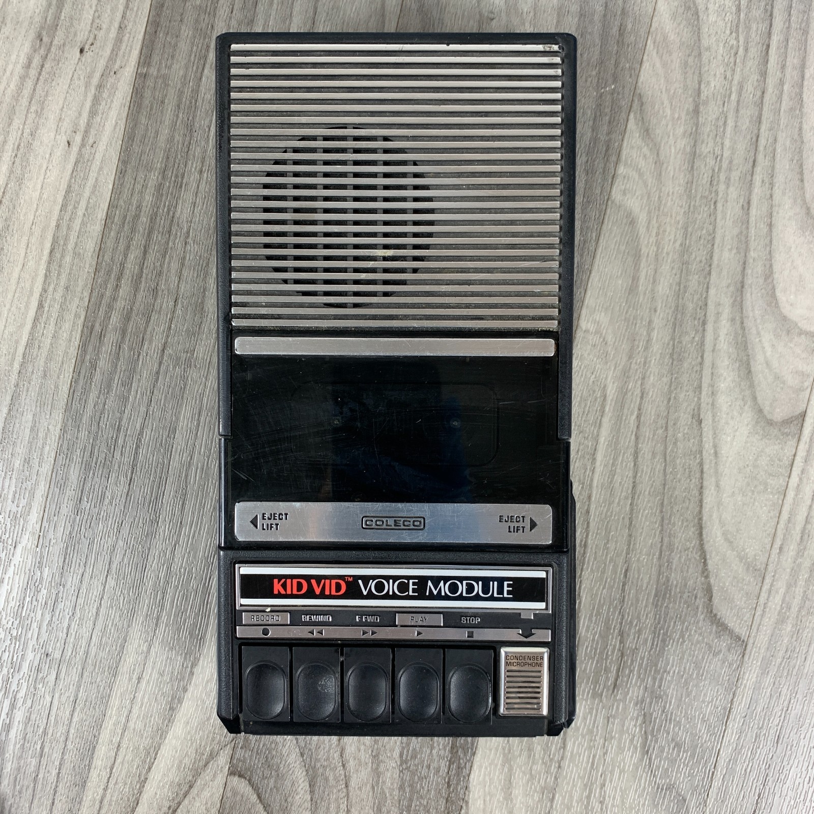 Atari 2600 Kid Vid Tape Recorder Voice Module tested to turn on
