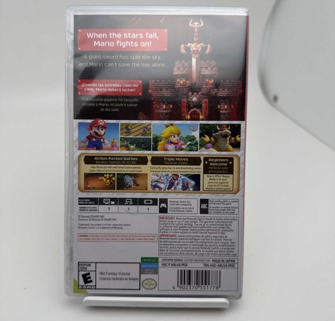 Brand New – Super Mario RPG – Nintendo Switch NTSC USA Version Sealed
