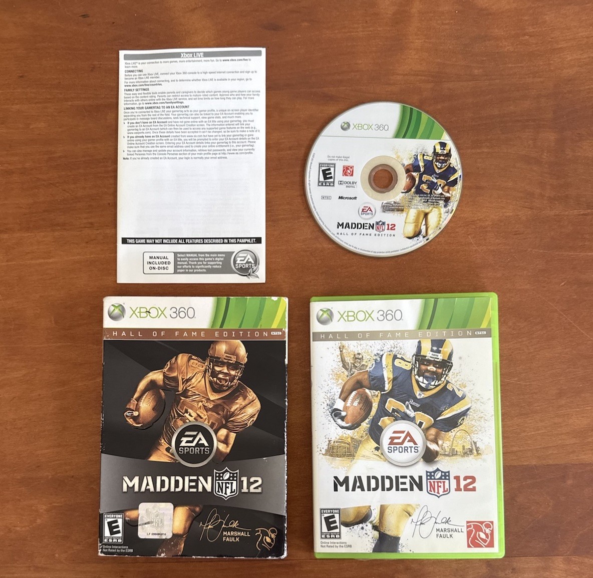 Madden NFL 12: Hall of Fame Edition (Xbox 360) VGC CIB Complete w/ Slip & Tested