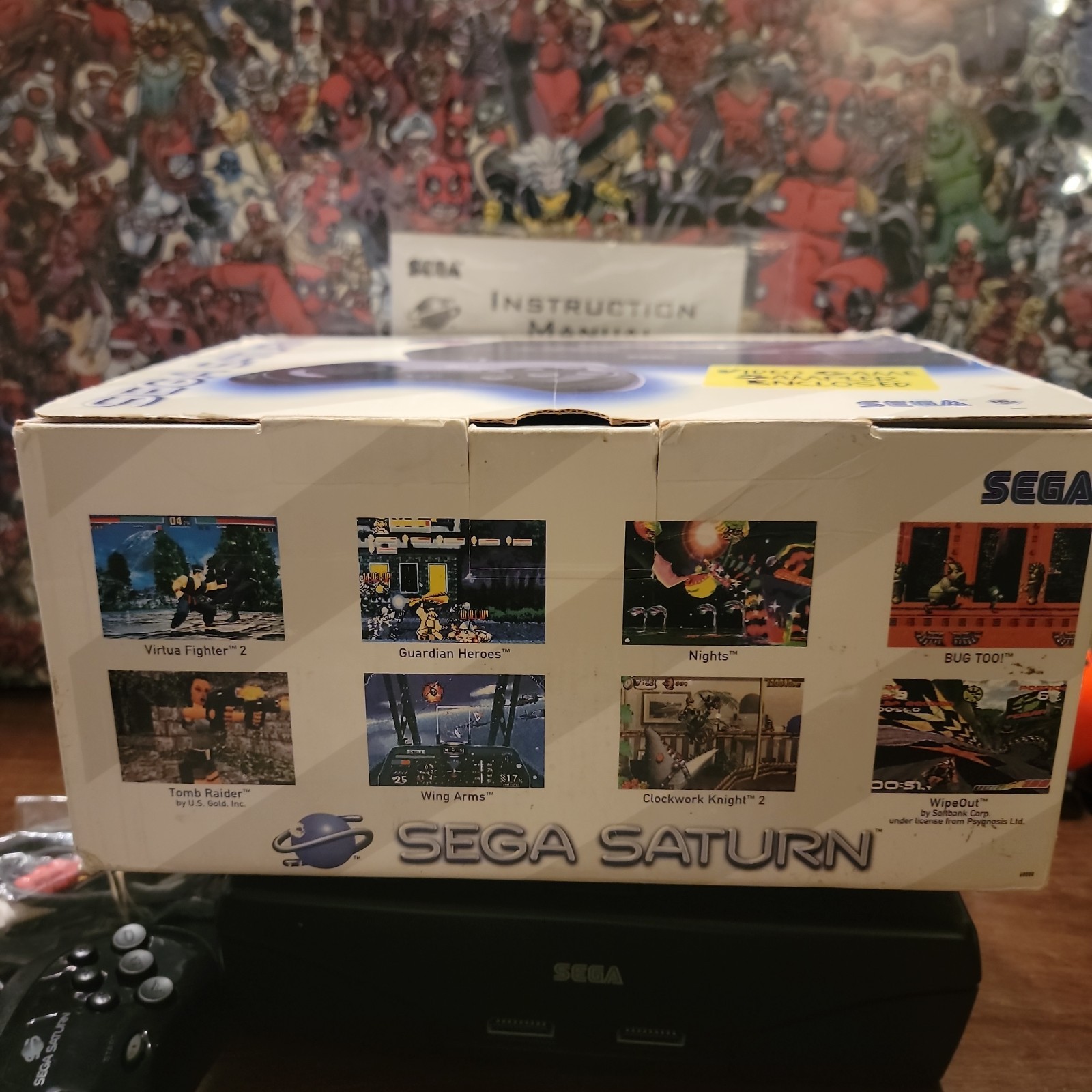 SEGA Saturn Console w/Box – Complete CIB – Tested – Authentic