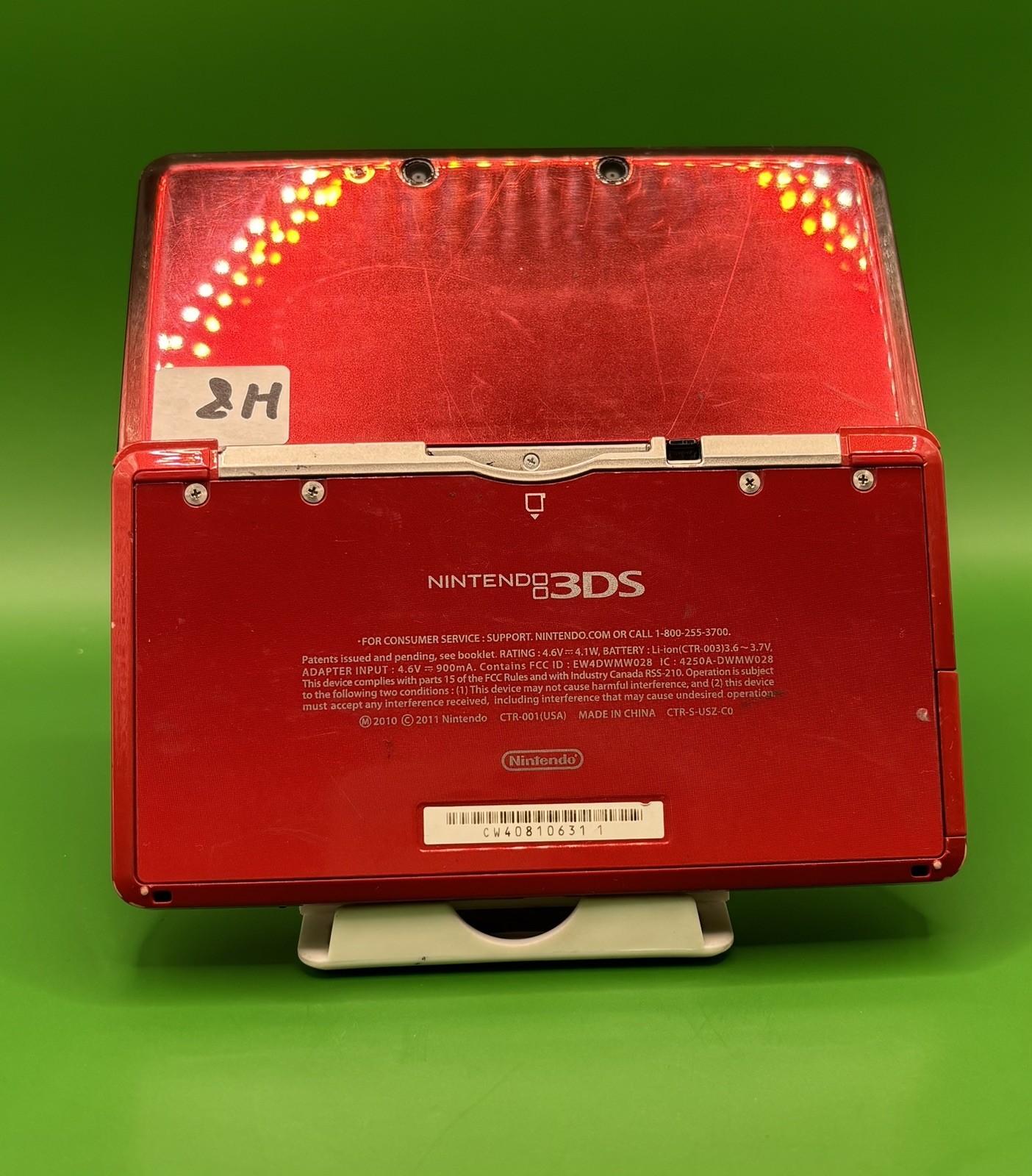 Nintendo 3DS – Flame Red (H8) READ DESCRIPTION