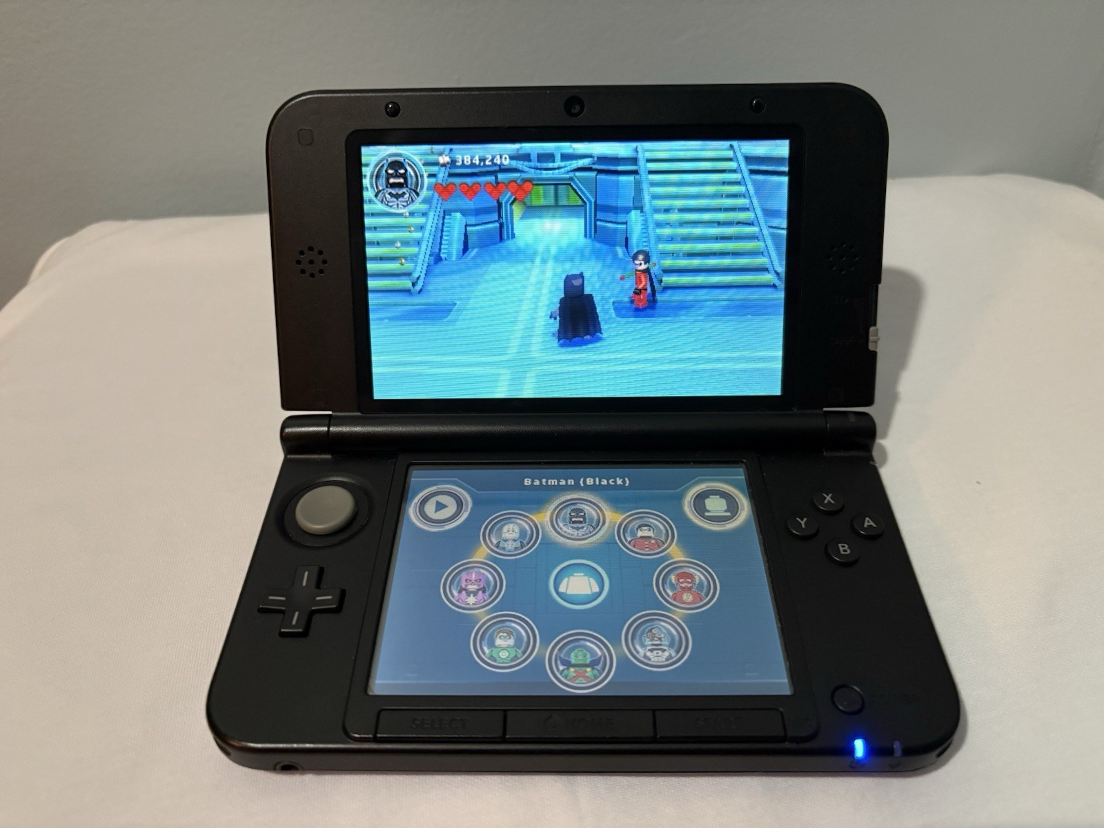 Nintendo 3DS XL Light Blue– Tested & Working With Charger And Stylus