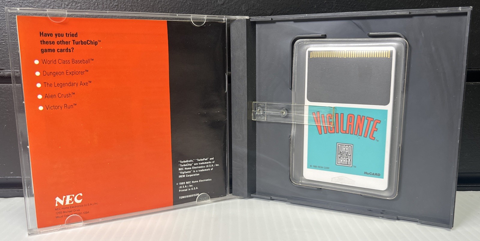 Vigilante TURBOGRAFX-16 Complete In Box