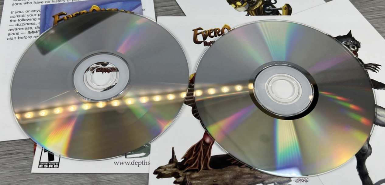 EverQuest: Depths of Darkhollow (PC, 2005) Expansion Pack W/ 4 Post Cards