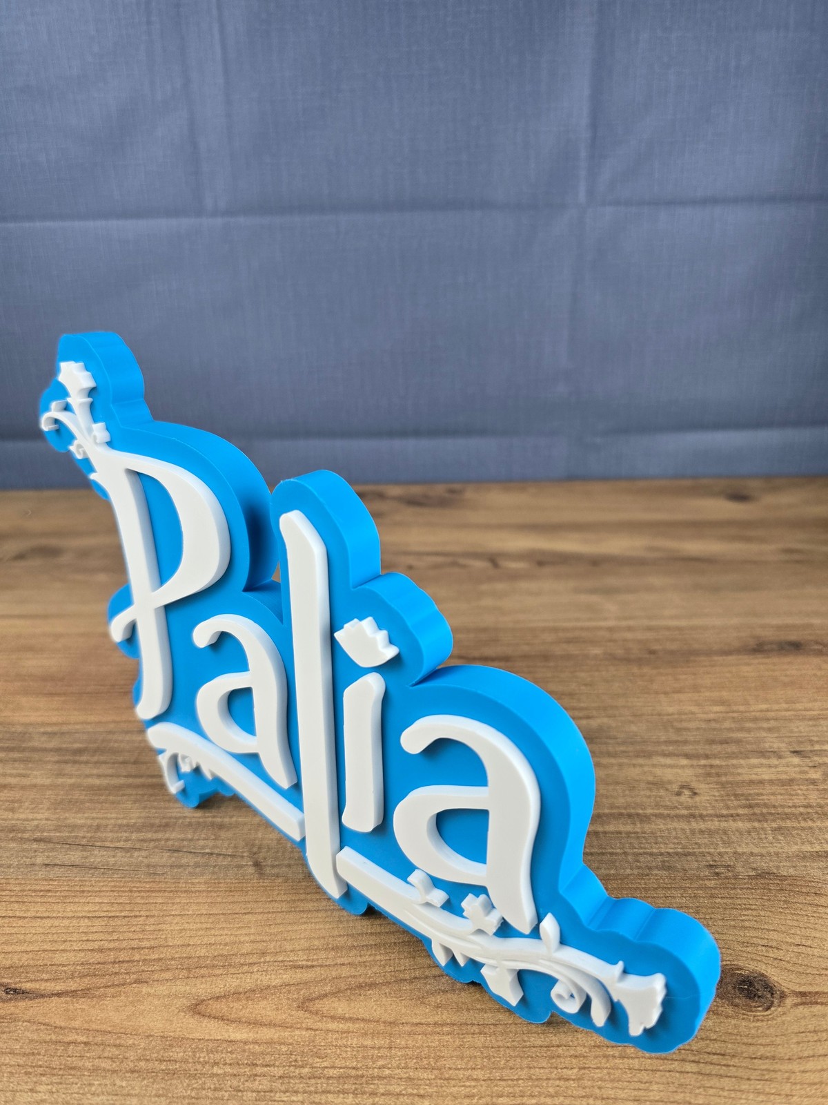 Palia Logo Display Stand Desk Sign Cozy Gamer Room Decor Shelf Accessory Gift
