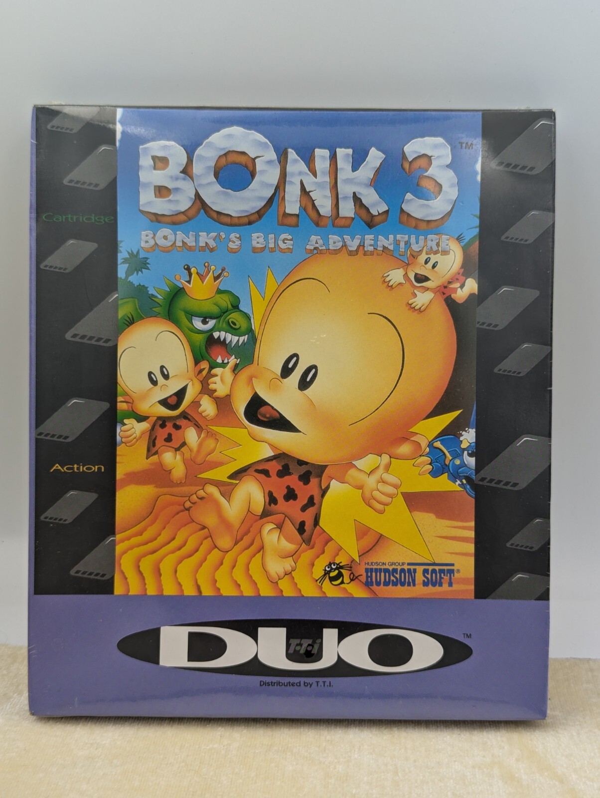 Bonk 3: Bonks Big Adventure SEALED TurboGrafx 16 TURBO DUO RARE Grail READ NEW