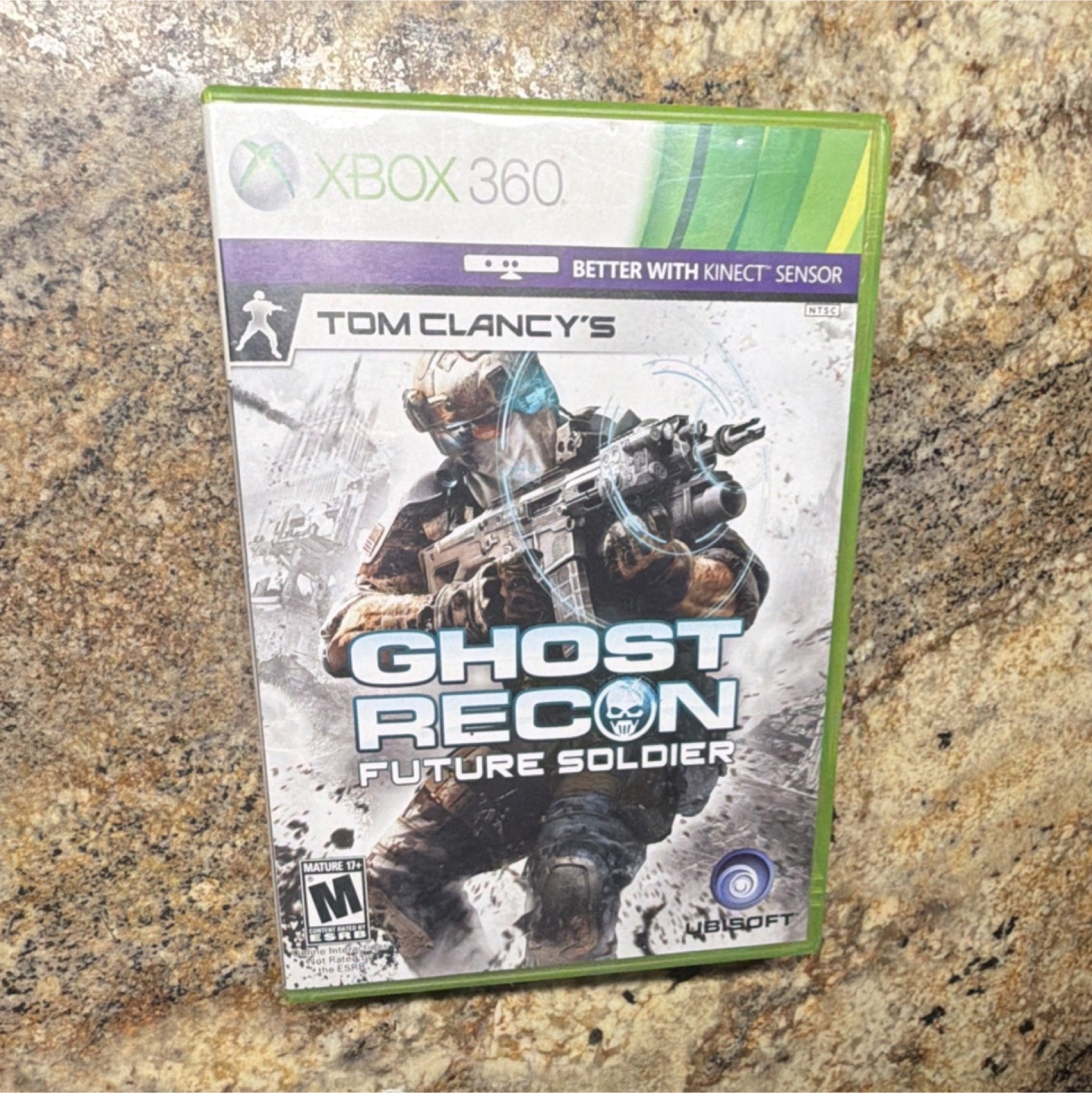 Ubisoft Tom Clancy’s Ghost Recon Future Soldier Xbox 360 w/ Manual Kinect