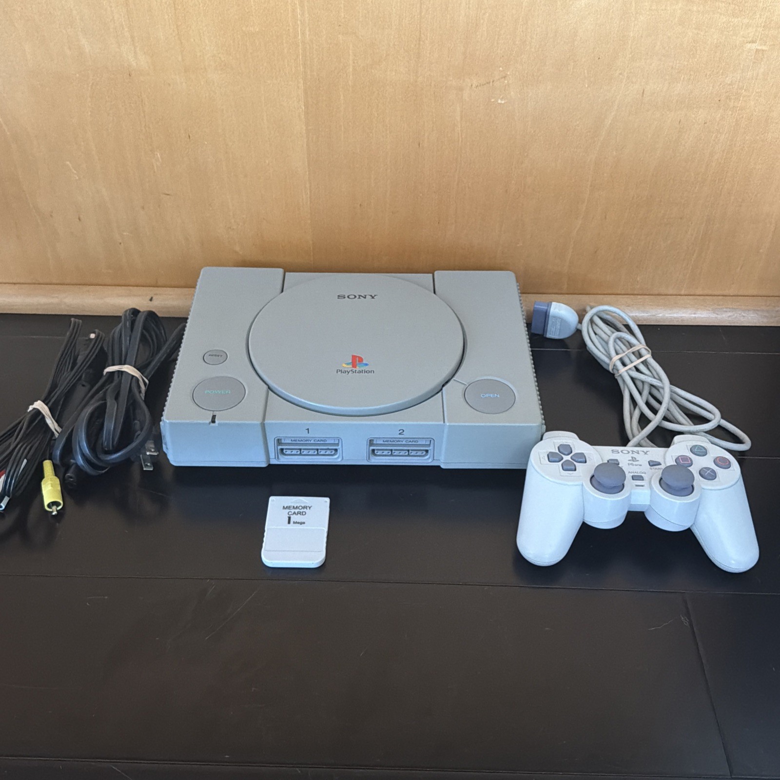 Sony PlayStation 1 Console SCPH-7501- PS1 Bundle Cleaned Tested Working