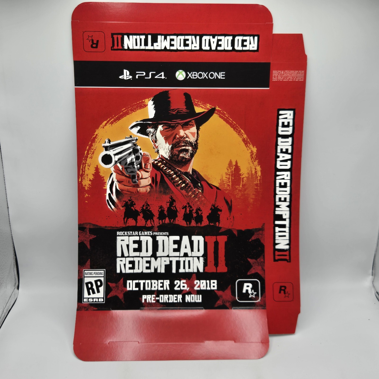 Red Dead Redemption 2 And COD Black OPS 3 GameStop Large Display Boxes