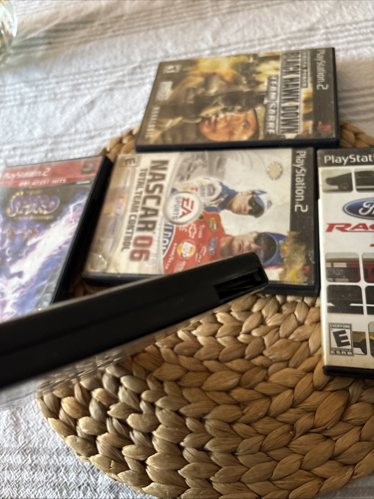 Sony PlayStation 2 PS2 Fat Console Bundle OEM Controller & 12 Games TESTED