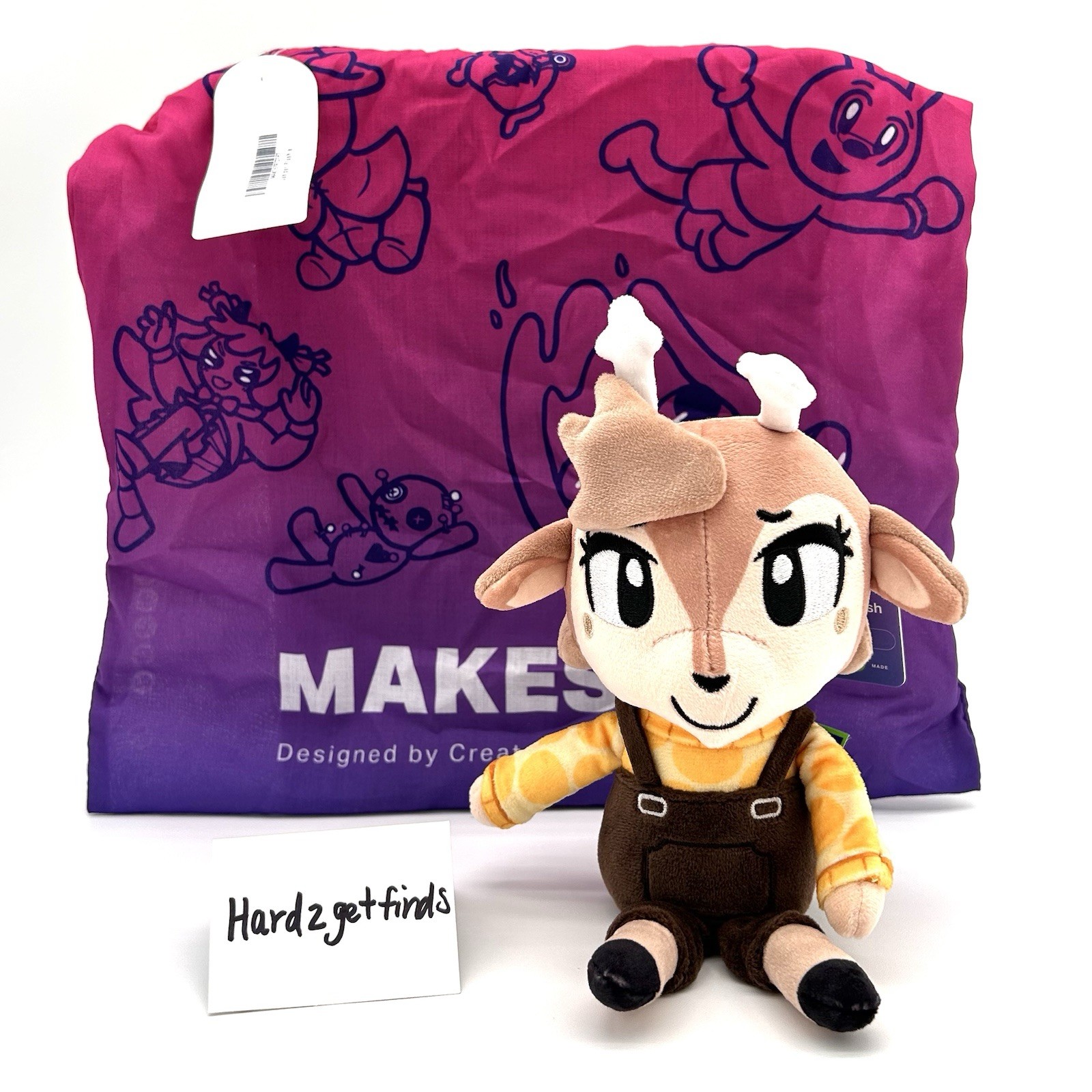 Makeship Juniper Plush Tower Heroes Game Pixel Bit Studio Limited Edition NWT