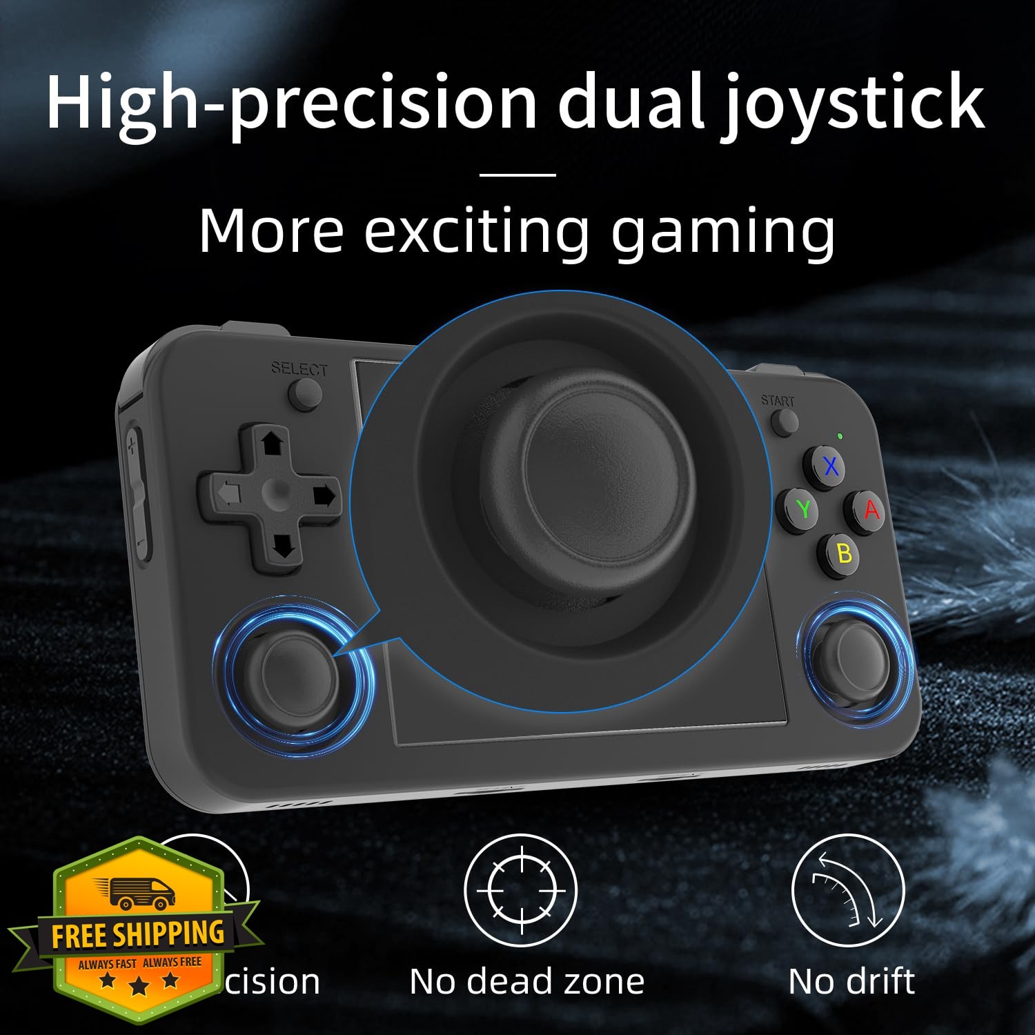 RG35XX H Retro Handheld Game Console Linux System 3.5”IPS Screen 64G TF Card…