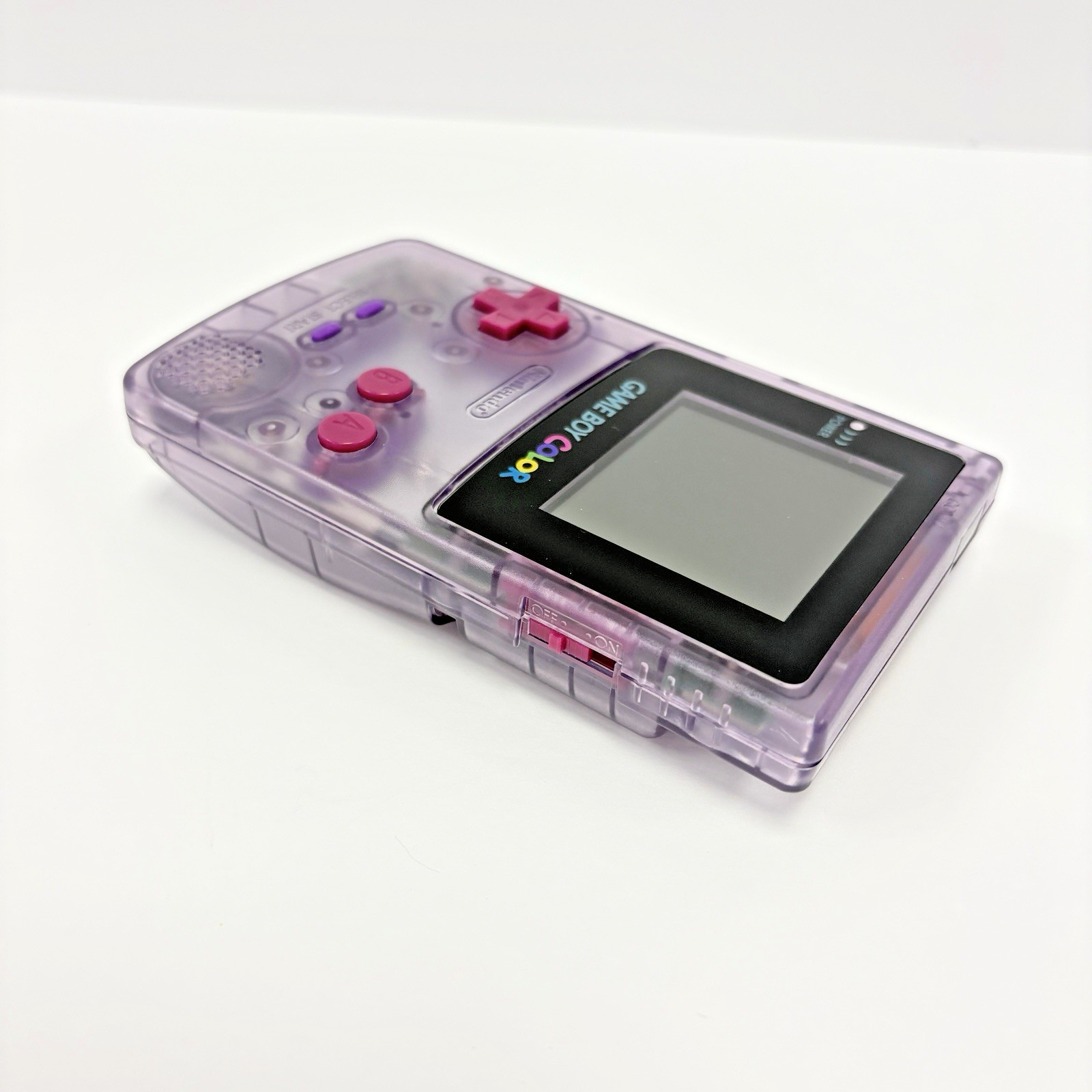 Refurbished Nintendo Game Boy Color – Glass Screen – Atomic Purple