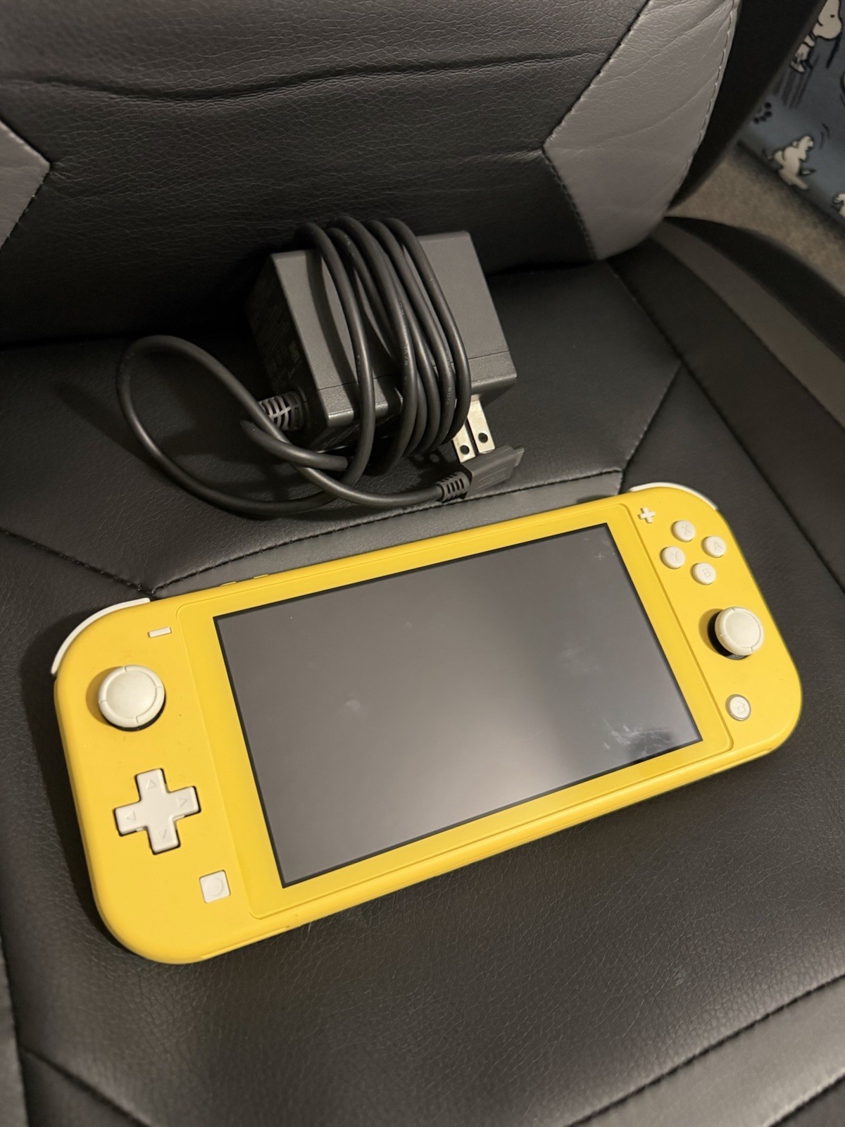Nintendo Switch Lite Yellow Handheld System w/ Power Adapter 32GB USB-C 720p
