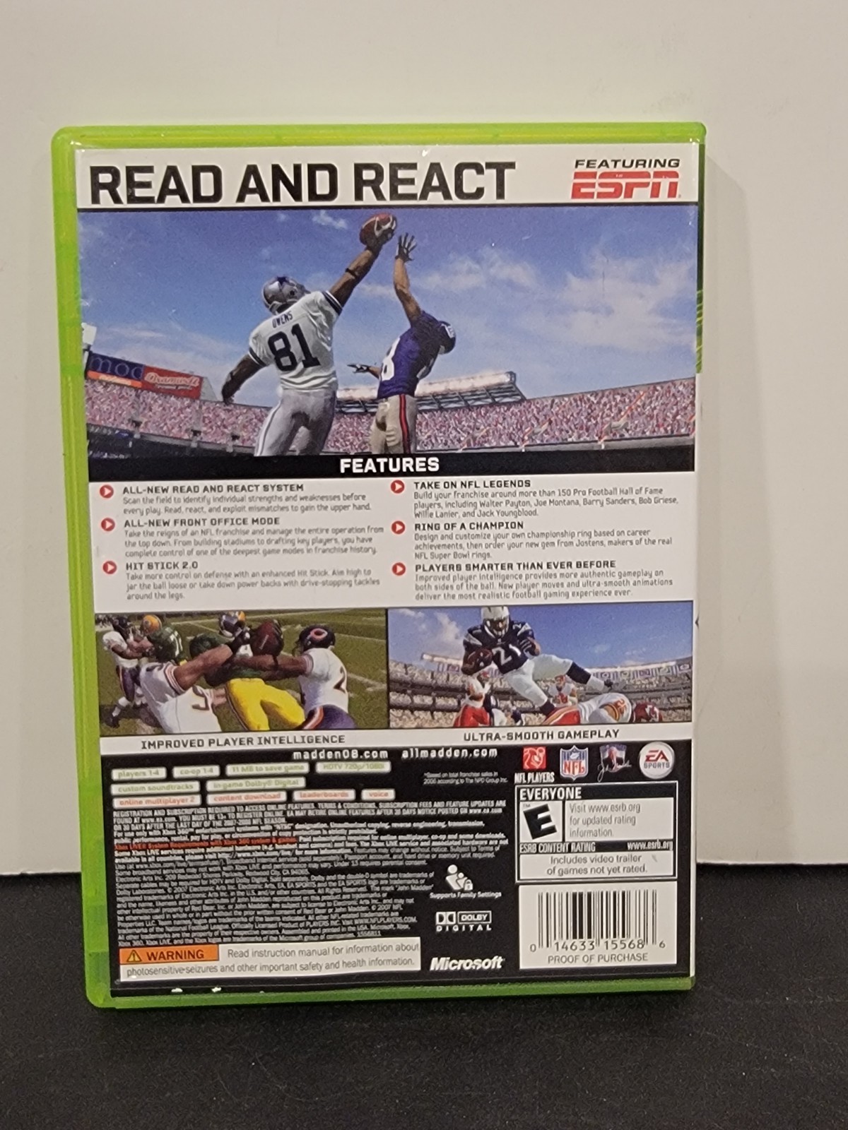 Lot of 3 Madden Xbox 360 Games 08, 11, 13