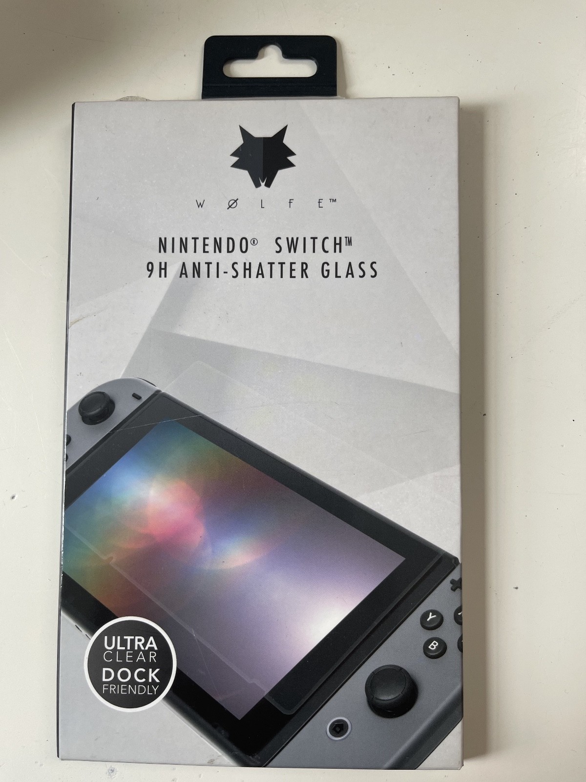 Nintendo Switch 9H Anti-shatter glass Wolfe ultra clear dock friendly NEW in box