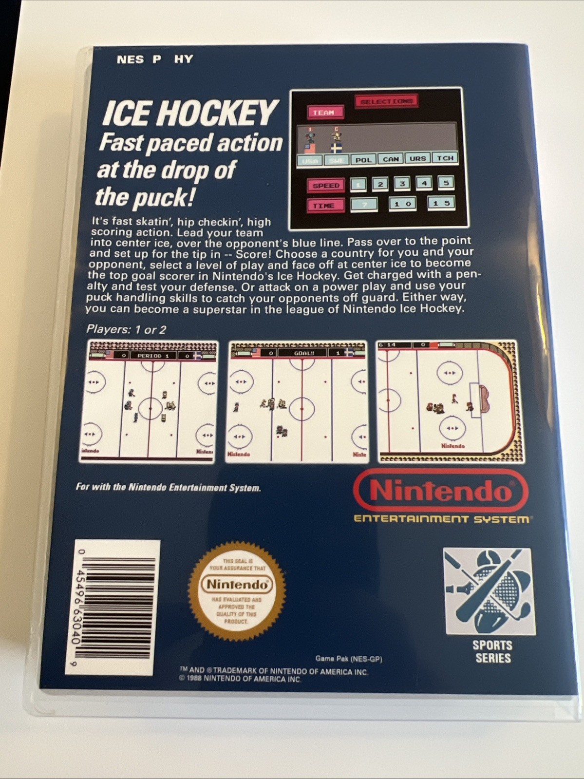 Ice Hockey (1988) – NES – Nintendo