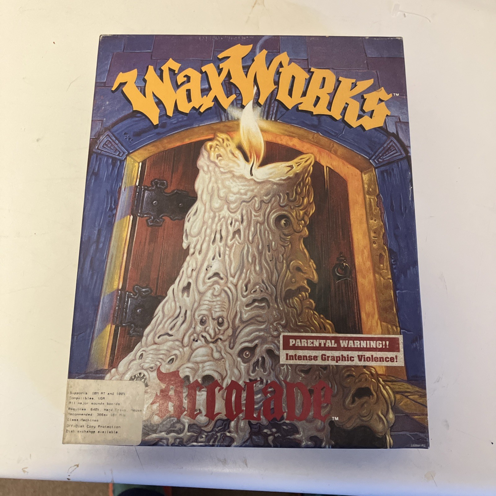 Waxworks Accolade 1992 Adventure Game
