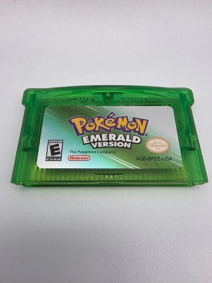 Game Card Emerald For Pokemon GBA