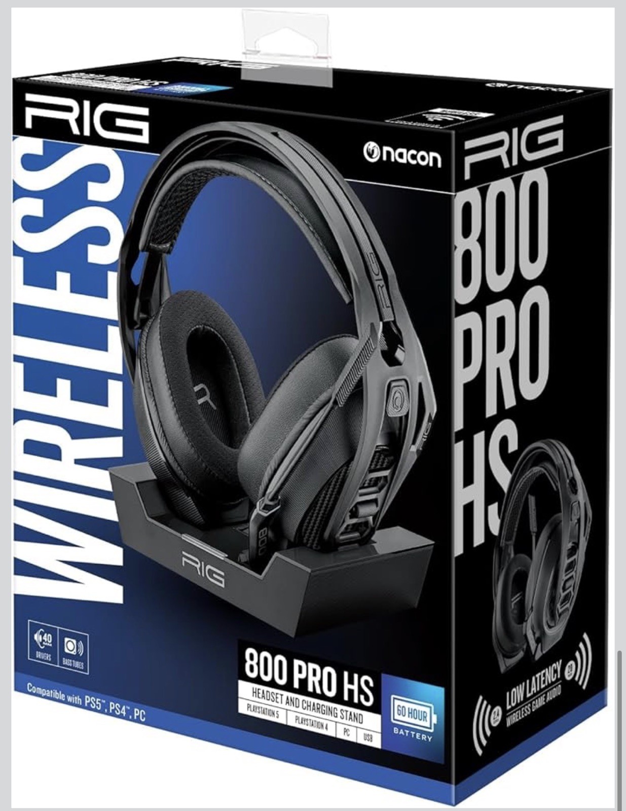 RIG 800 Pro HS Wireless Gaming Headset – Black