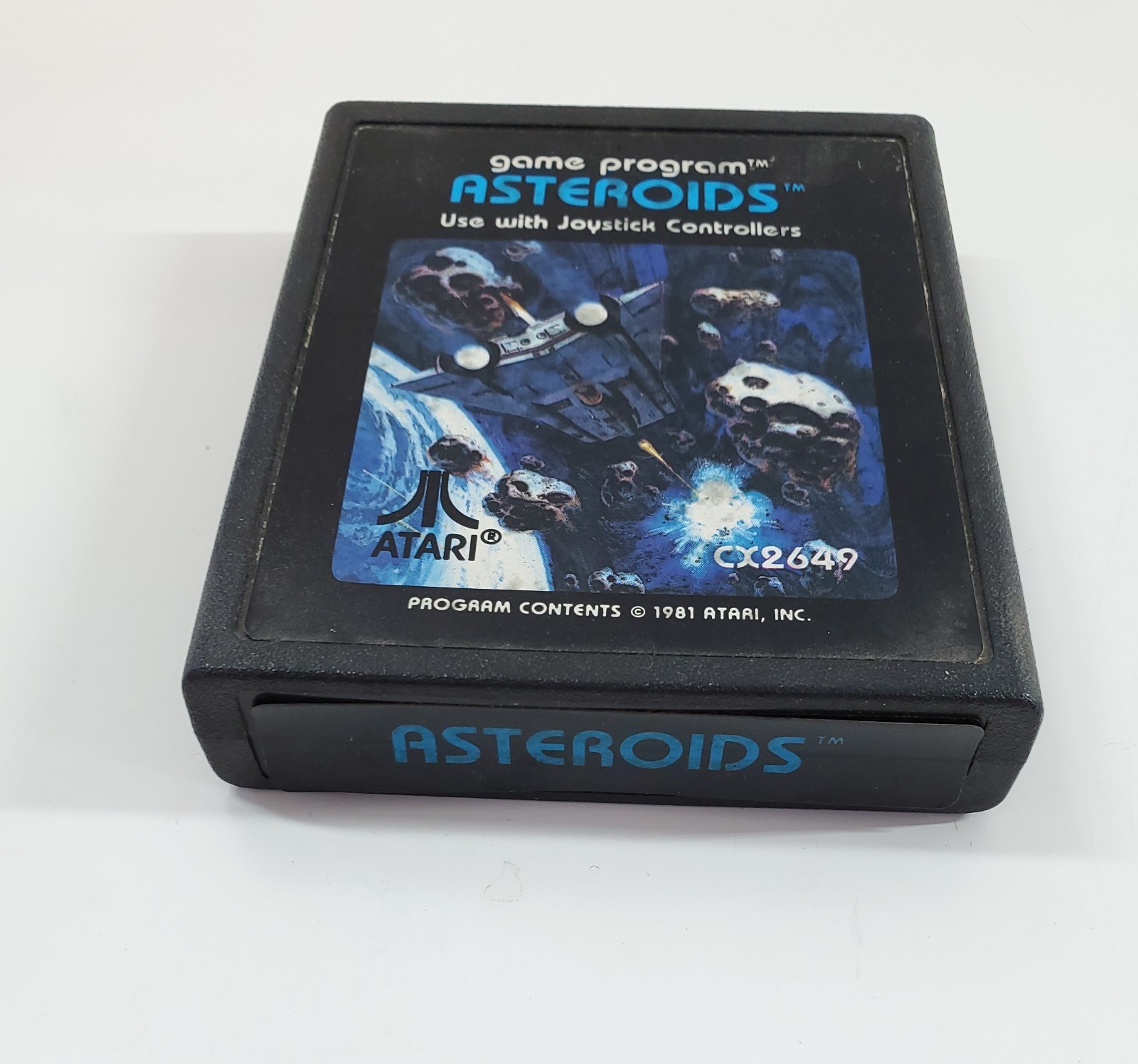 Atari 2600 Asteroids 1981 Game CX 2649 Cartridge w Manual and Box