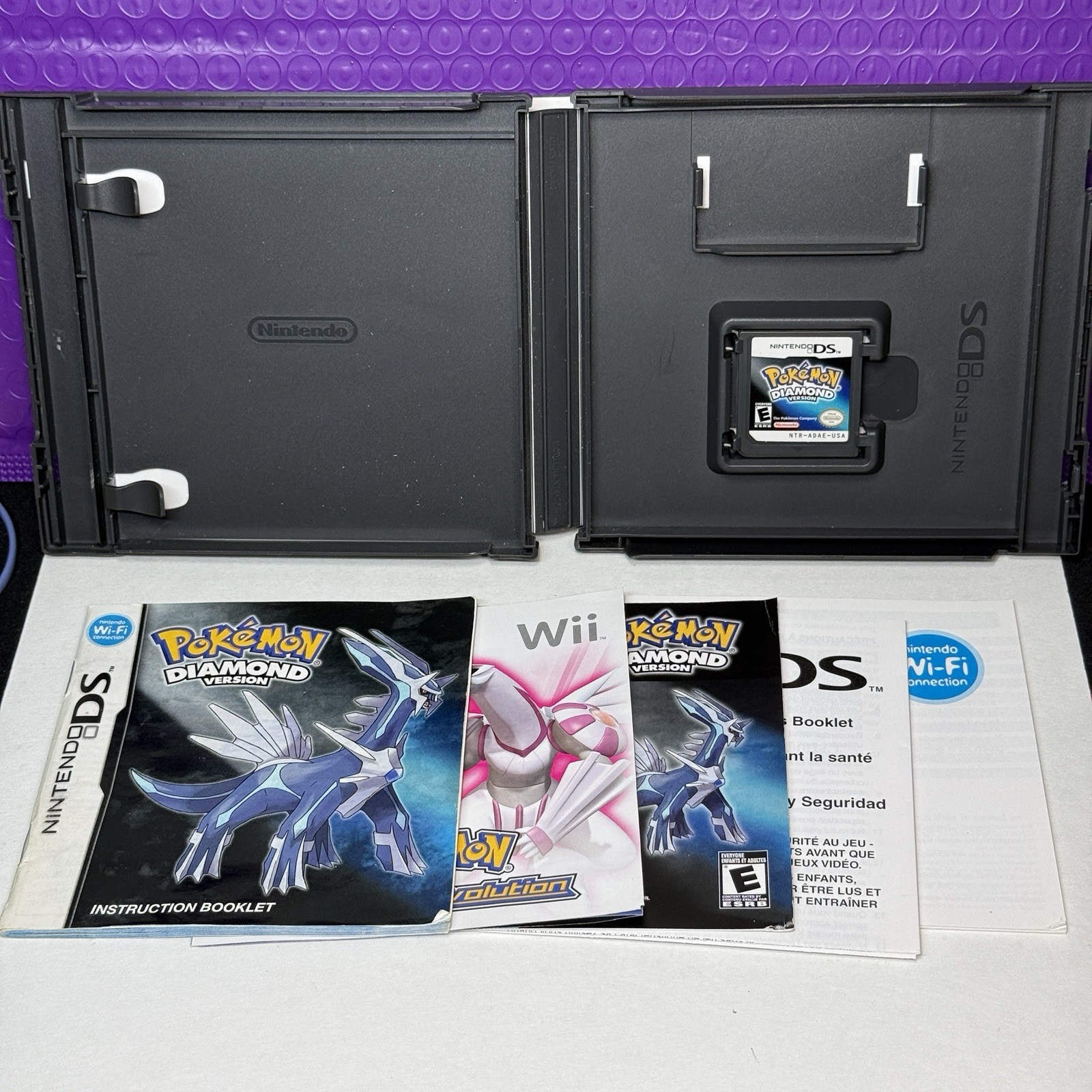 Pokemon Diamond Version Authentic [Nintendo DS – CIB] Complete Game Case Inserts