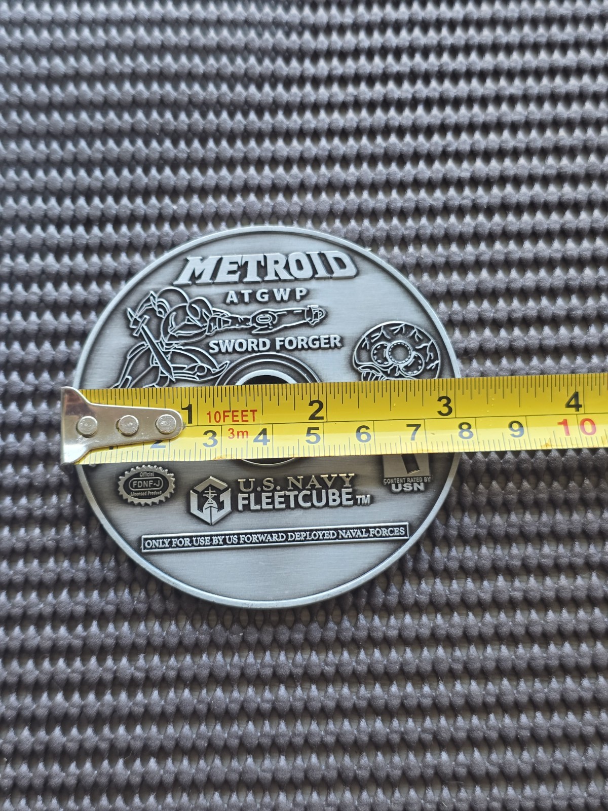 Nintendo Metroid Challenge Coin Medal Gamecube Rare Promo US NAVY GC NES Type 1