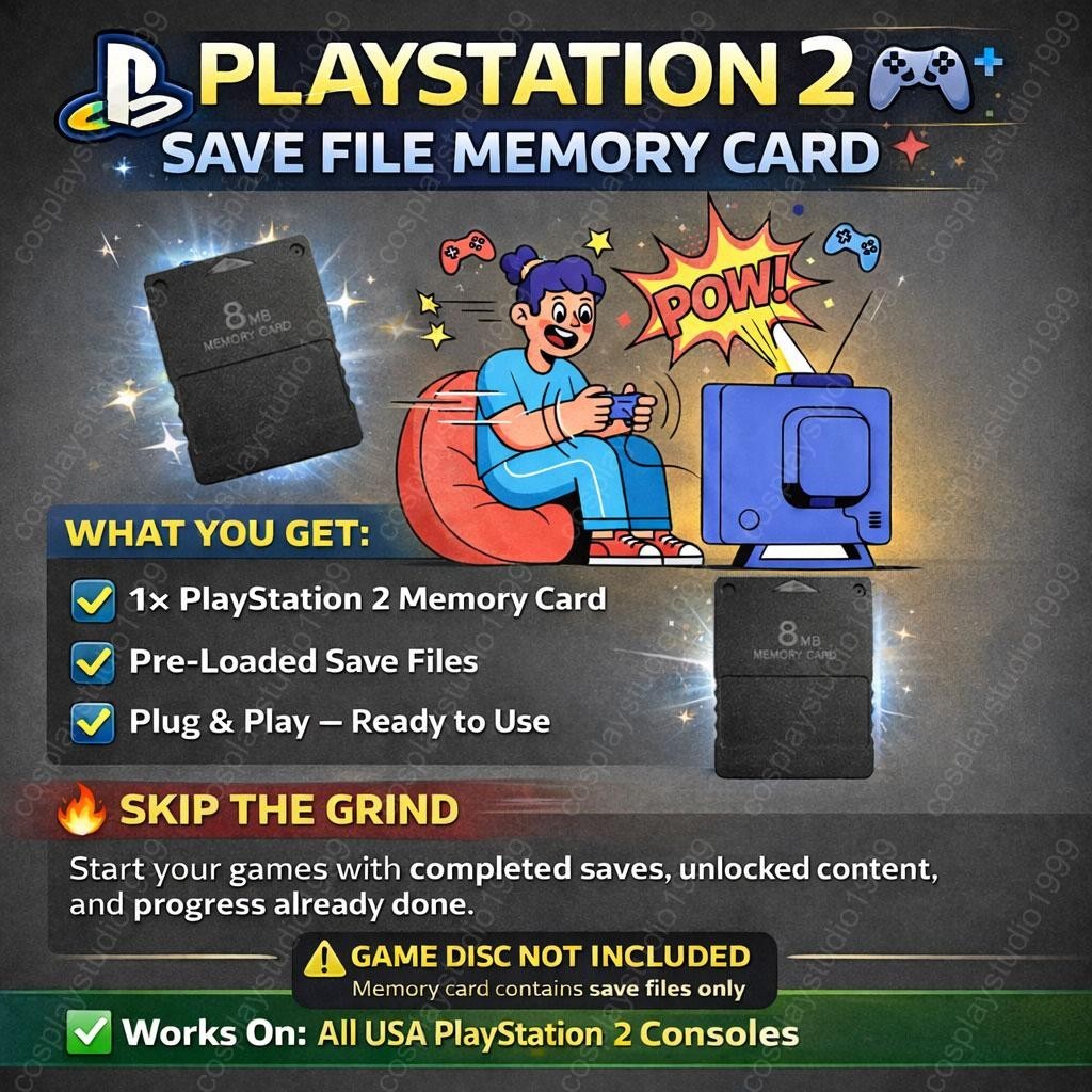 Madden NFL 01 02 03 04 2005 2006 07 08 09 10 11 12 Roster Update PS2 Memory Card