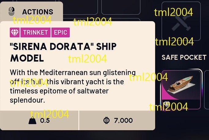 ✅ ARC RAIDERS ✅ SIRENA DORATA SHIP MODEL (EXPEDITION/AVIAN) – USA SELLER