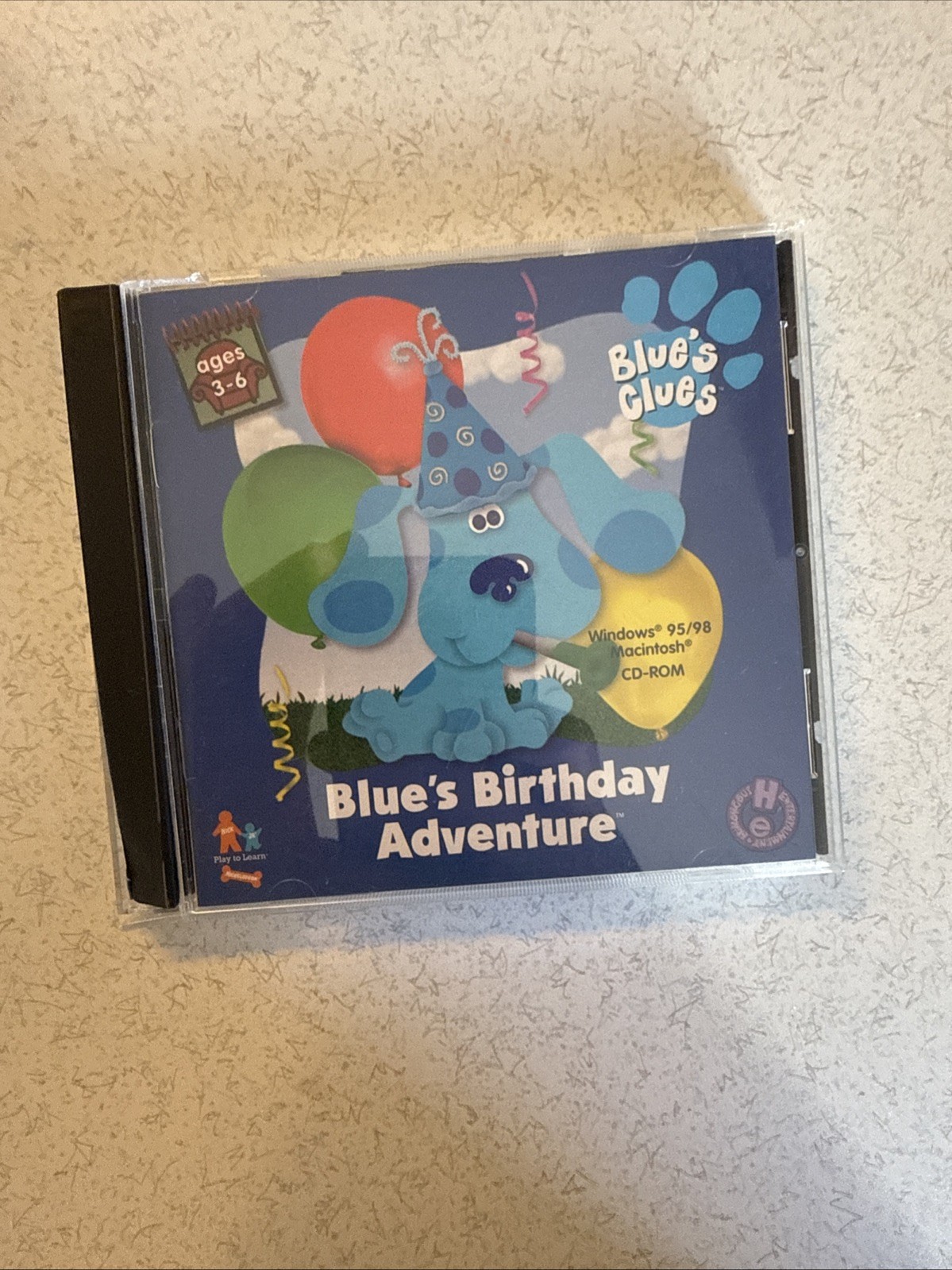 Vintage Blue’s Clues: Blue’s Birthday A Learning Adventure Windows/Mac 98 2 Disc