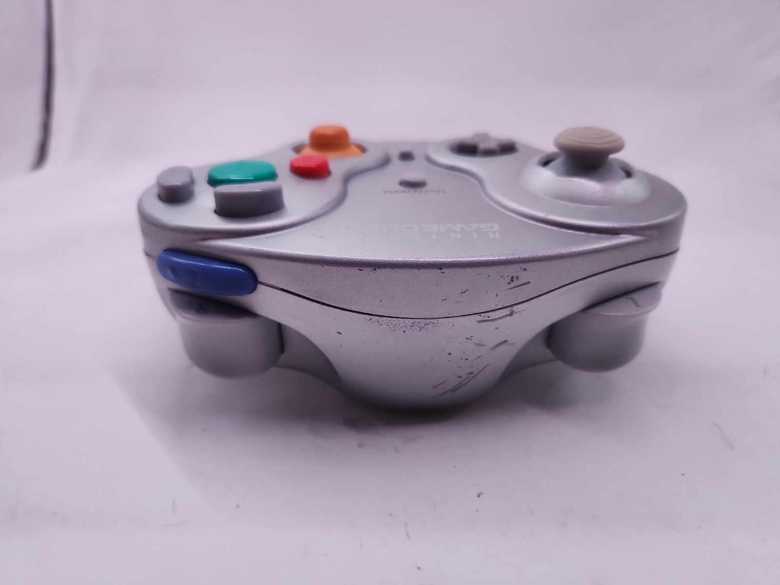 Nintendo Gamecube Wavebird Wireless Controller Platinum DOL-004 No Dongle